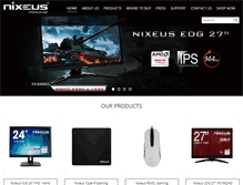 Tablet Screenshot of nixeus.com